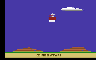 Snoopy and The Red Baron screenshot 4 for Atari 2600
